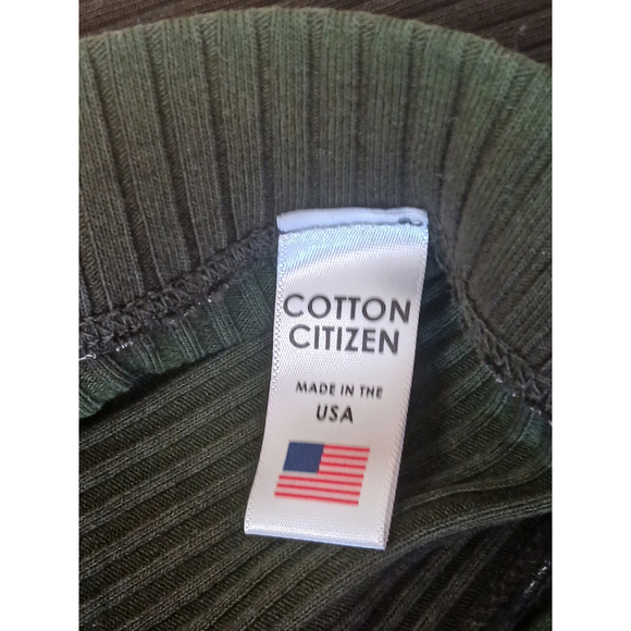 Cotton Citizen Ibiza Ombre Ribbed Pants in Forest Green Size Medium - Picture 7 of 7